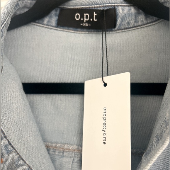 o.p.t Chance Dress in midwash denim XS - Picture 5 of 6